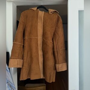 Brown Shearling Coat